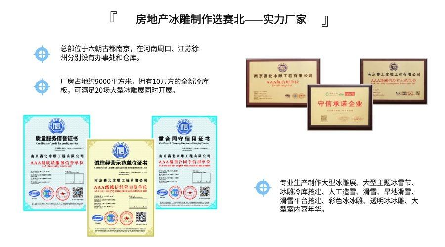 房產冰雕制作